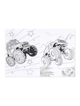 Раскраска для мальчиков «На виражах», А4