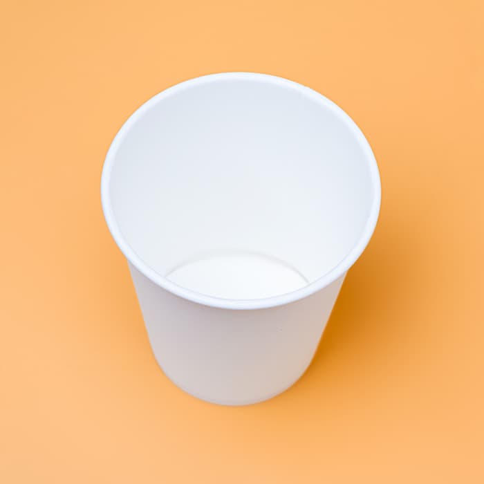 Стакан одноразовый бумажный, белый, 250 мл, 80 мм