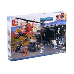 Конструктор Полиция Sluban «Мобильный штаб», 540 деталей