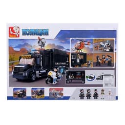 Конструктор Полиция Sluban «Мобильный штаб», 540 деталей