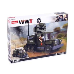 Конструктор Армия ВОВ Sluban «Боевой грузовик», 243 детали