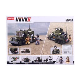 Конструктор Армия ВОВ Sluban «Боевой грузовик», 243 детали