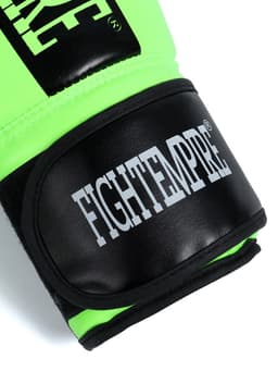Перчатки боксёрские FIGHT EMPIRE, размер 14 oz, салатовые