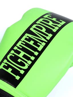 Перчатки боксёрские FIGHT EMPIRE, размер 14 oz, салатовые