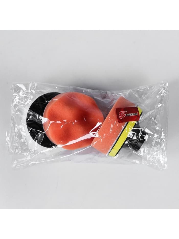 Круг для полировки TORSO, 75 мм, набор 4 предметов