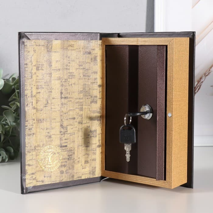 Шкатулка книга - сейф «Джон Рокфеллер», 21×13×5 см