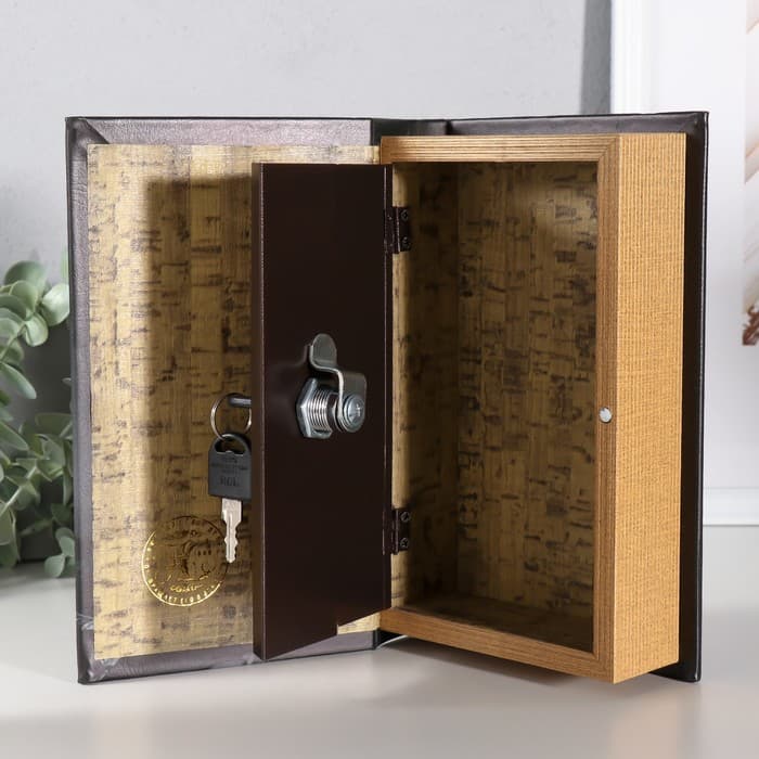 Шкатулка книга - сейф «Джон Рокфеллер», 21×13×5 см