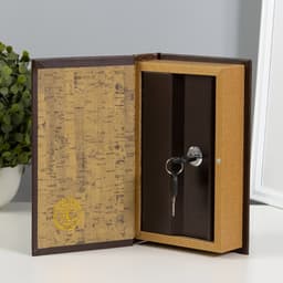 Шкатулка книга - сейф «Золотой вклад», 21×13×5 см