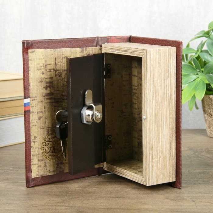 Шкатулка книга - сейф «Россия великая», с ключами, 17×11×5 см