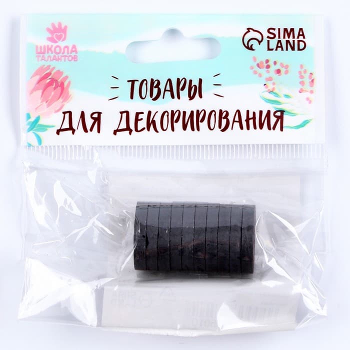 Магнит технический «Круг» набор 10 шт., размер 1 шт. — 1.8×1.8×0.3 см