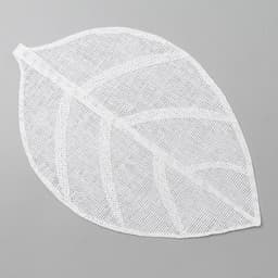 Салфетка сервировочная «Доляна. Листочки», белая, 30×45 см