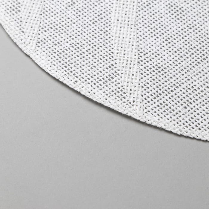 Салфетка сервировочная «Доляна. Листочки», белая, 30×45 см