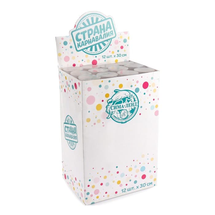 Хлопушка пневматическая «С Новым Годом!», фольга-серпантин, 30 см