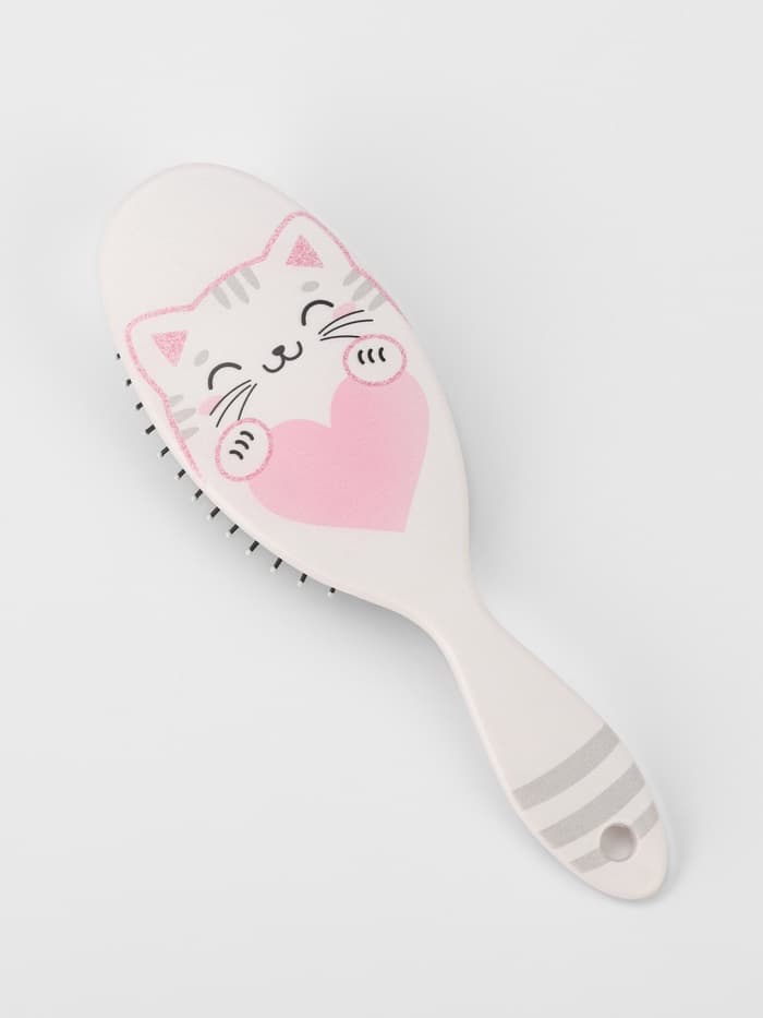 Расчёска массажная, 7×22 см, белая