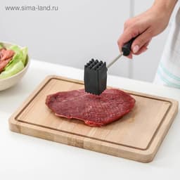 Молоток для мяса Доляна «Квадрат», 25 см, чёрный