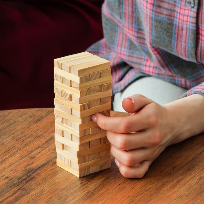 Игра настольная «Падающая башня» 13×4.5×4.5 см