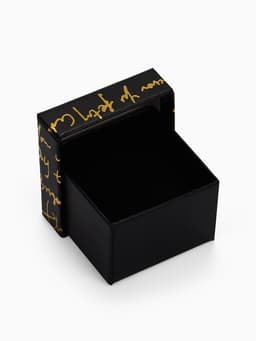 Коробочка подарочная под кольцо «Курсив», 5×5 см, (размер полезной части 4.5×4.5 см), МИКС