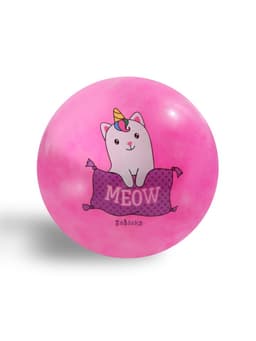 Мяч детский MEOW, d=22 см, розовый