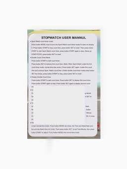 Секундомер, 1 отсечка, цвета МИКС