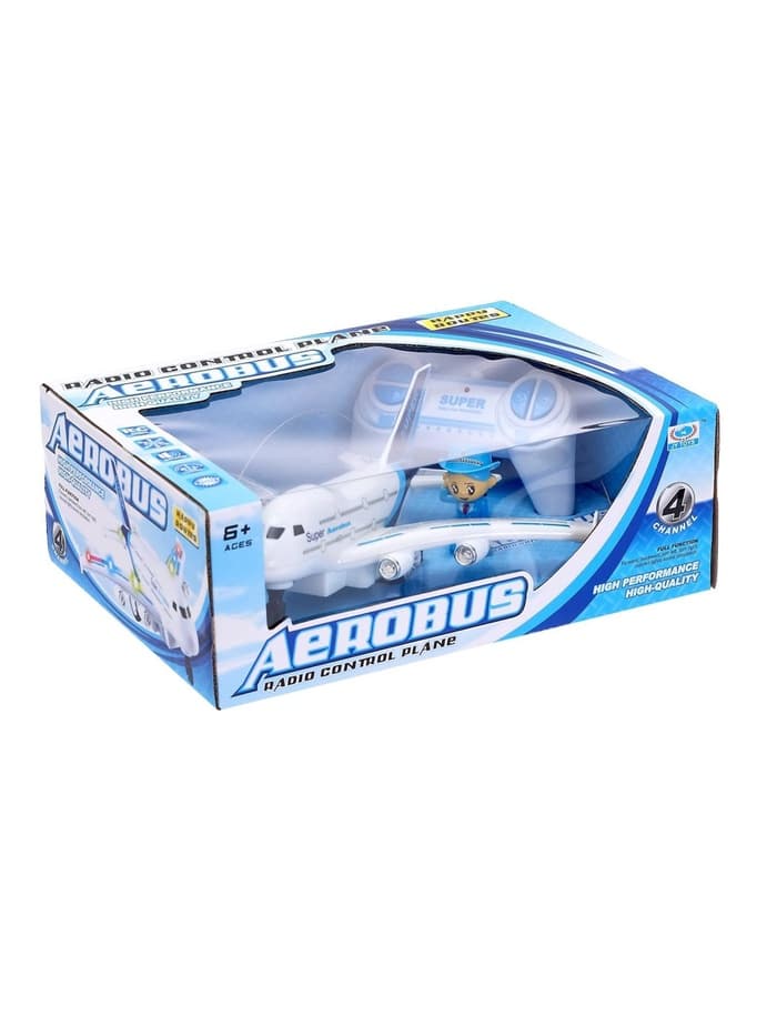 Самолёт радиоуправляемый «Авиалиния», работает от батареек, МИКС