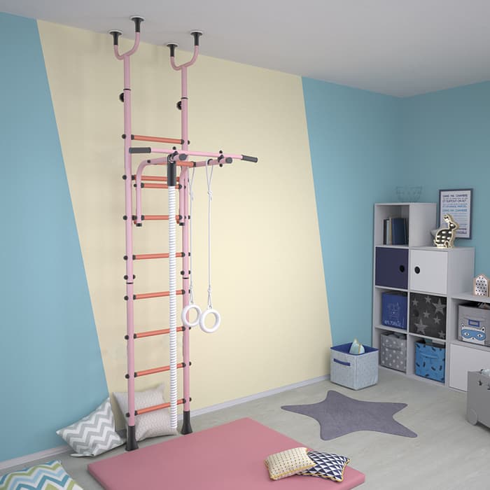 Детский спортивный комплекс Polini Sport Neo, враспор, розовый