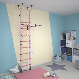 Детский спортивный комплекс Polini Sport Neo, враспор, розовый