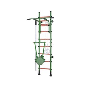 Детский спортивный комплекс Polini Sport Turbo, пристенный, зеленый