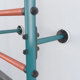 Детский спортивный комплекс Polini Sport Turbo, пристенный, зеленый