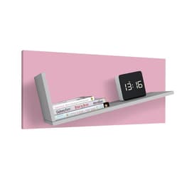 Полка Polini kids Mirum 5Y 800, серый-розовая