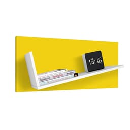 Полка Polini kids Mirum 5Y 800, белый-жёлтая