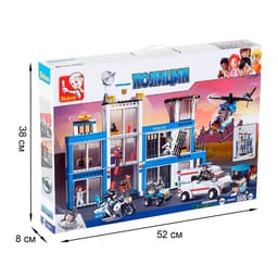 Конструктор Sluban «Полицейский участок», 606 деталей