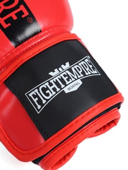 Перчатки боксёрские детские FIGHT EMPIRE, красные, размер 10 oz