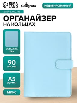 Ежедневник-органайзер Calligrata, А5, 90 листов, МИКС