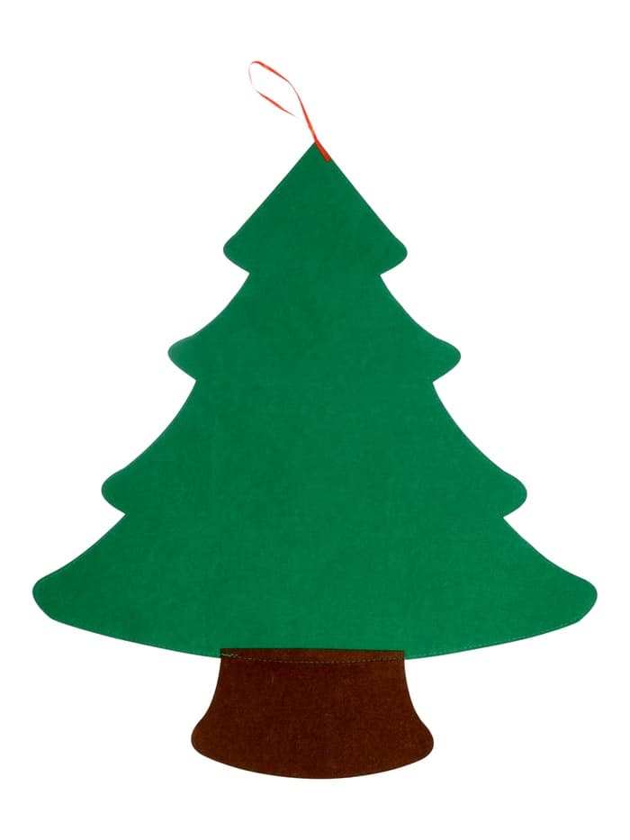 Игра из фетра «Ёлочка», украшения на липучках, размер 95×70 см