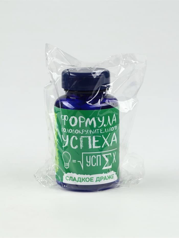 Конфеты драже в банке «Формула успеха», 50 г