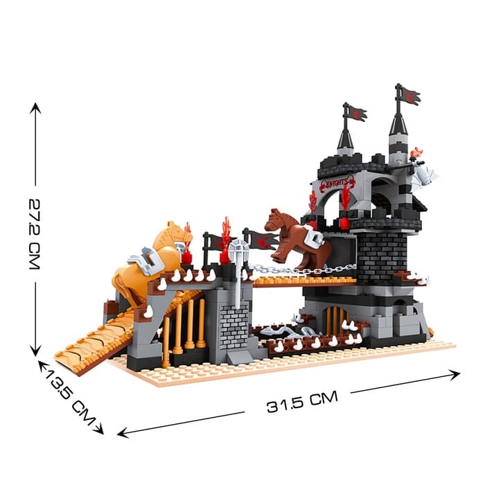 Конструктор Сила рыцаря «Осада крепости», 465 деталей