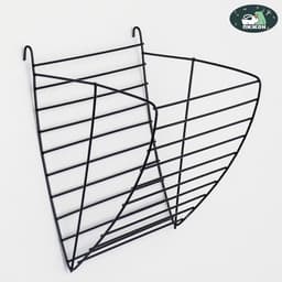 Кормушка для сена, 17×14×16 см, металл, чёрная