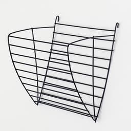 Кормушка для сена, 17×14×16 см, металл, чёрная