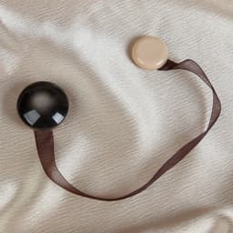 Подхват для штор, d=4 см, коричневый