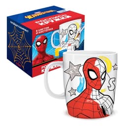 Кружка под раскраску, 250 мл «Супер герой», Человек-Паук