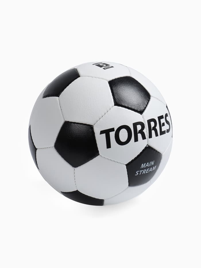 Футбольный мяч TORRES Main Stream, F30185, ручная сшивка, 32 панели, р. 5, PU