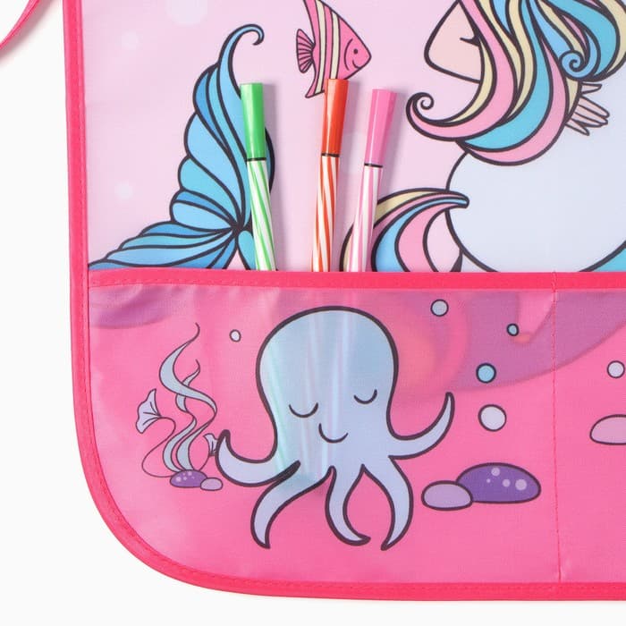 Фартук детский с нарукавниками «Этель» Mermaid, 49×39 см