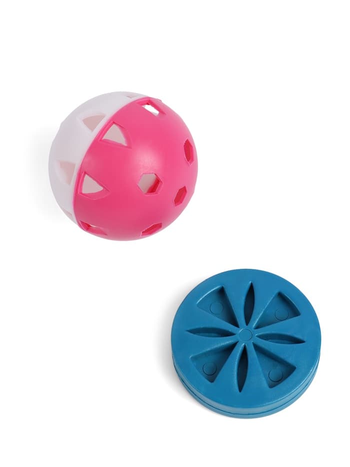 Набор для игры в хоккей (клюшка 2 шт., ворота, шайба, мяч), цвет МИКС