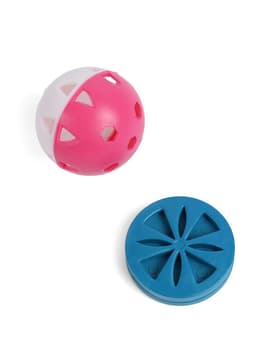 Набор для игры в хоккей (клюшка 2 шт., ворота, шайба, мяч), цвет МИКС