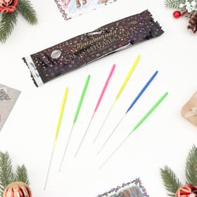 Бенгальские огни разноцветные «Спектр», 6 шт., 17 см, горение 30 сек.