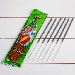 Бенгальские огни золотые «Экстра», 6 шт., 21 см, горение 35 сек.