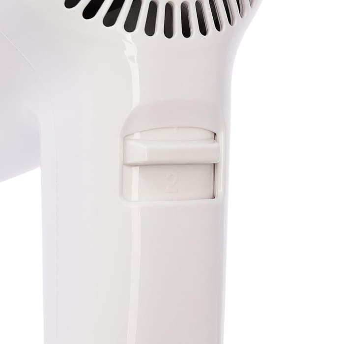 Фен Luazon LGE-006, 1600 Вт, настенный, 2 скорости, набор крепления, белый