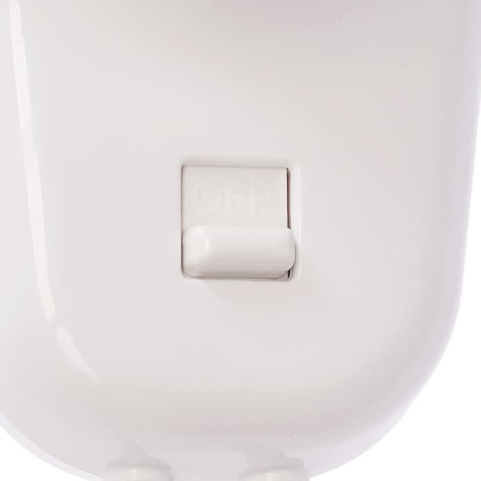 Фен Luazon LGE-006, 1600 Вт, настенный, 2 скорости, набор крепления, белый