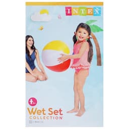 Мяч пляжный INTEX «Цветной» 59020NP, d=51 см, от 3 лет