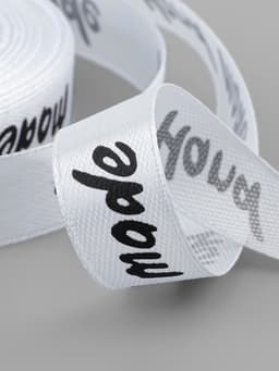 Лента атласная Hand Made, 15 мм, 23±1 м, белая